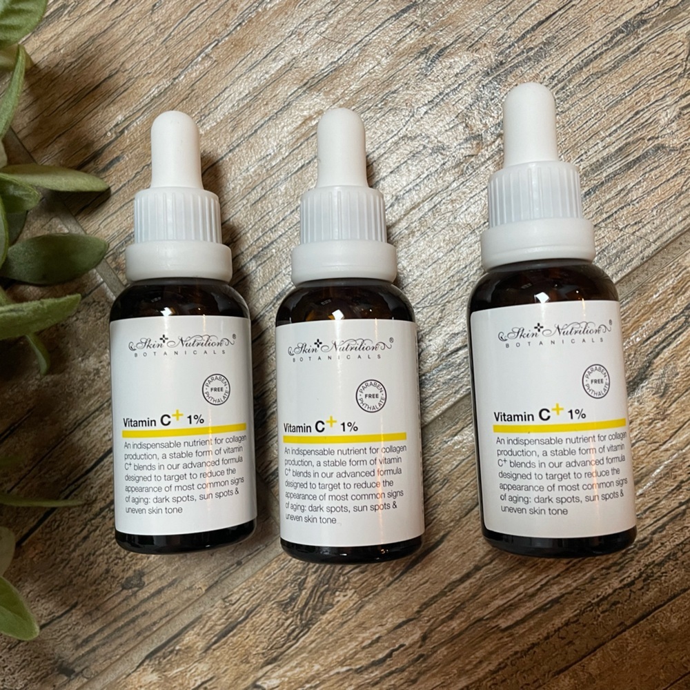 Skin Nutrition Botanicals Vitamin C+ 1% NEW Lot of 3 women’s skincare